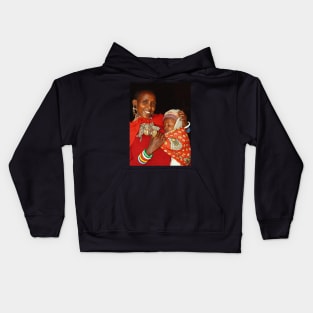 Proud. Mother & Child, Maasai (or Masai) East Africa Kids Hoodie